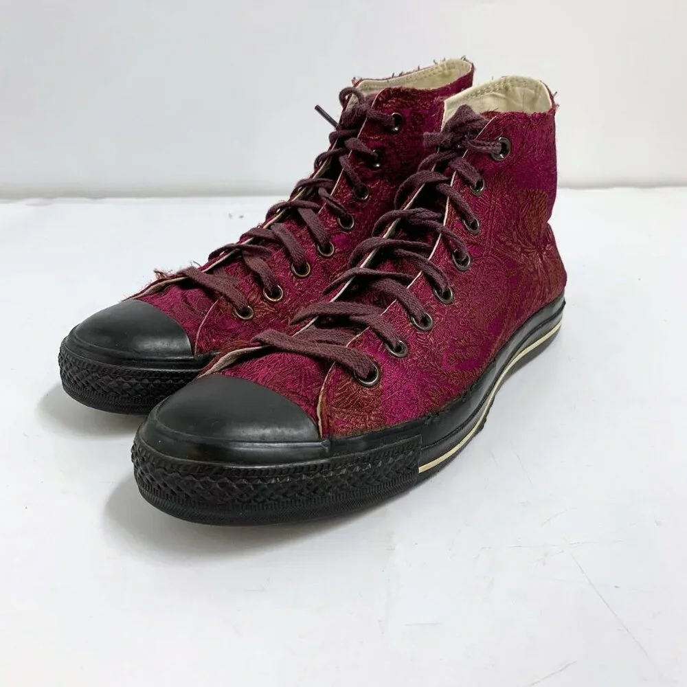 Converse Adults Unisex Embroidered Brocade High Top Lace Up Sneakers SZ 9M/11W - Picture 1 of 12